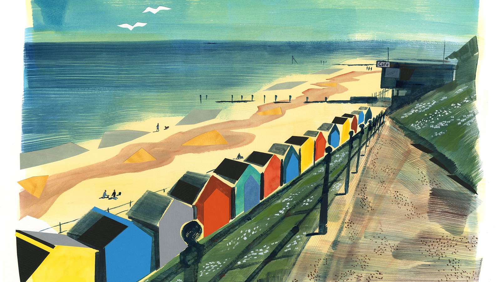 painting of Mundesley